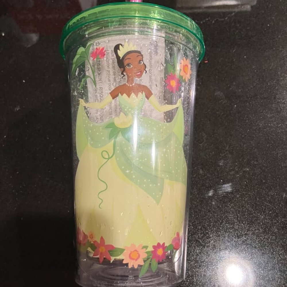 Disney The Princess and the Frog Tiana Light the Way Glitter Tumbler